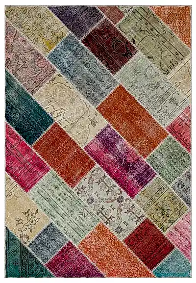 Apex Patchwork Unique Multi Naturel 31259 160 cm X 230 cm
