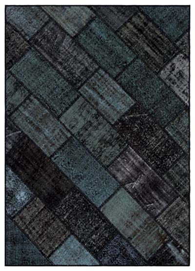 Apex Patchwork Unique Siyah 31229 160 cm X 230 cm