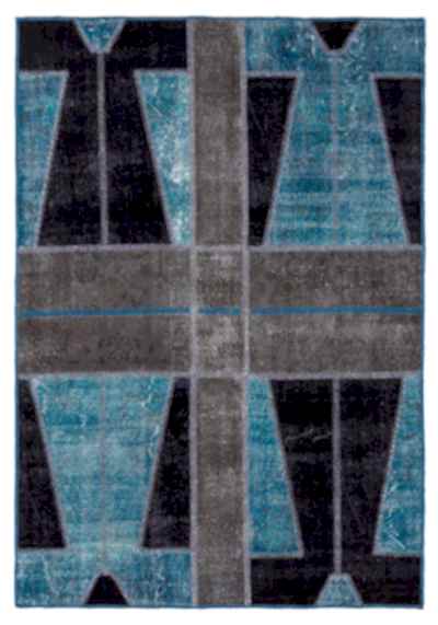 Apex Patchwork Unique Turkuaz 2094 160 cm X 230 cm