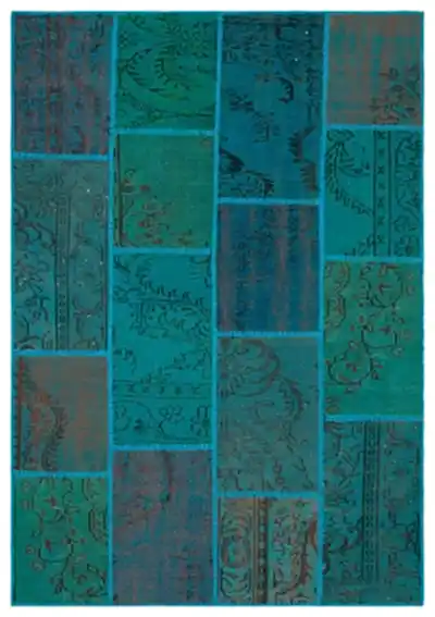 Apex Patchwork Unique Turkuaz 33948 160 cm X 230 cm