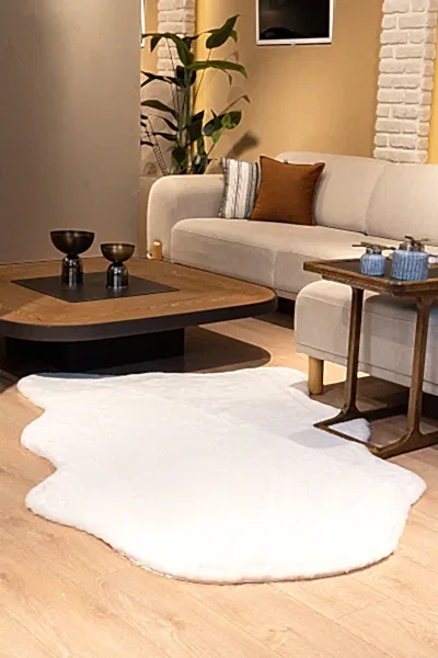 Palma Kesme Halı (Özel Ölçü) - Krem