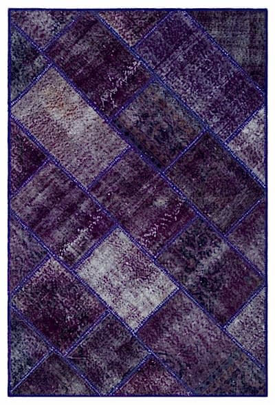 Apex Patchwork Halı Mor 26545 120 x 180 cm