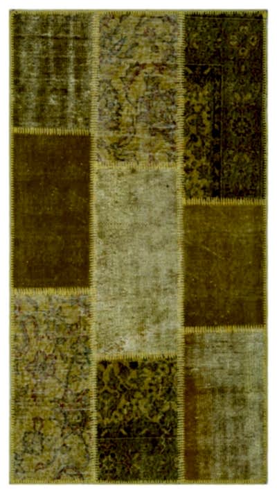 Apex Patchwork Halı Sarı 26187 80 x 150 cm