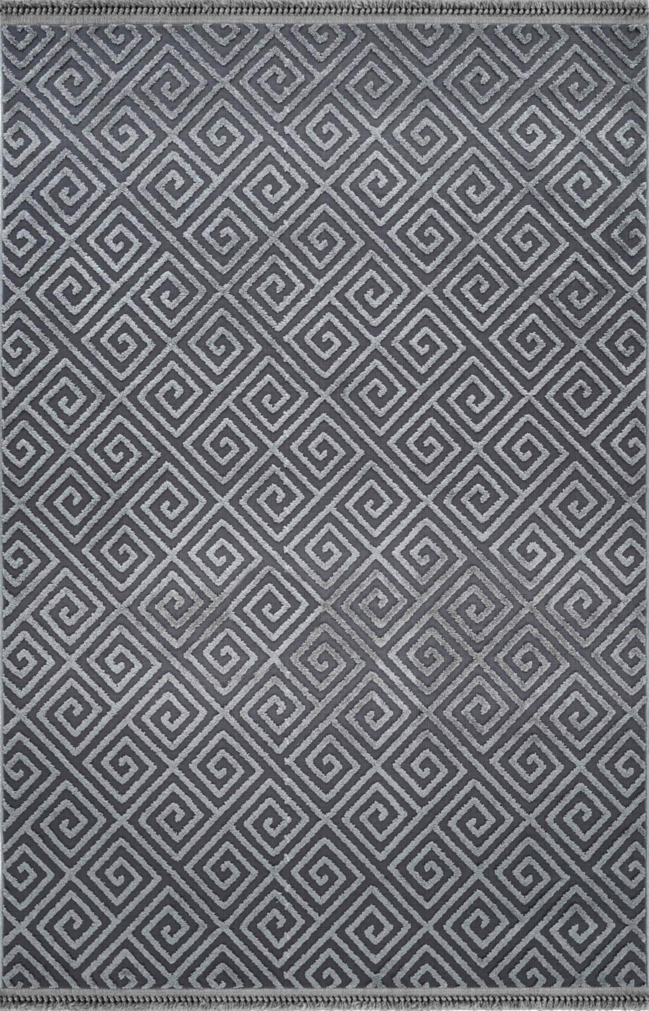 Anemon Kesme Halı (Özel Ölçü) - 6815 Antrasit