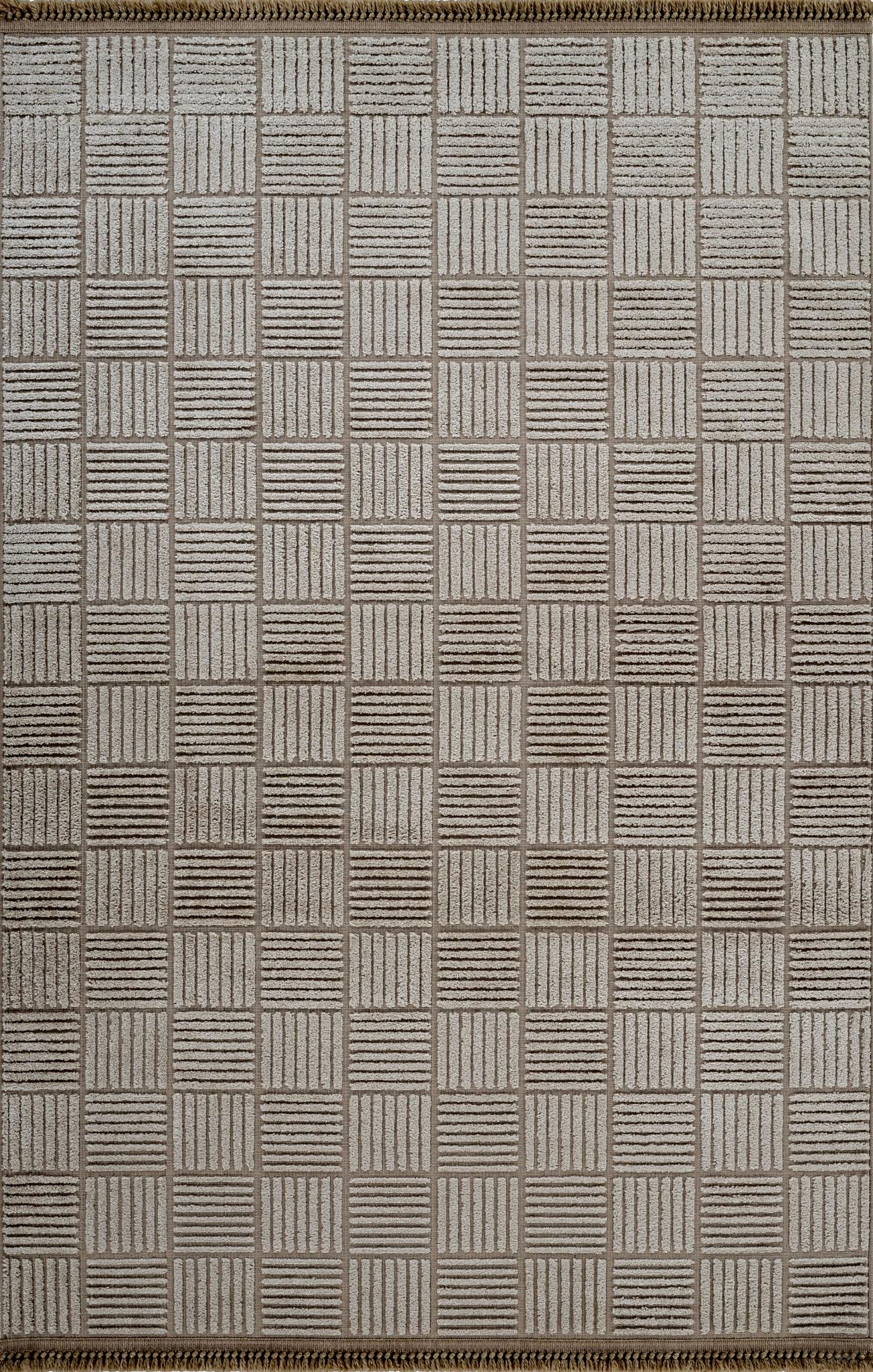 Anemon Kesme Halı (Özel Ölçü) - 6823 Vizon