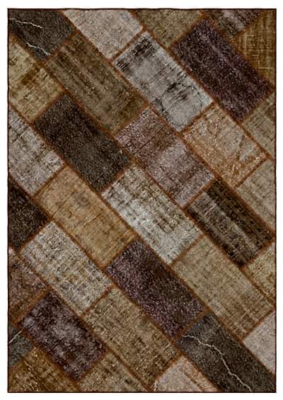 Apex Patchwork Unique Kahve 31284 160 cm X 230 cm