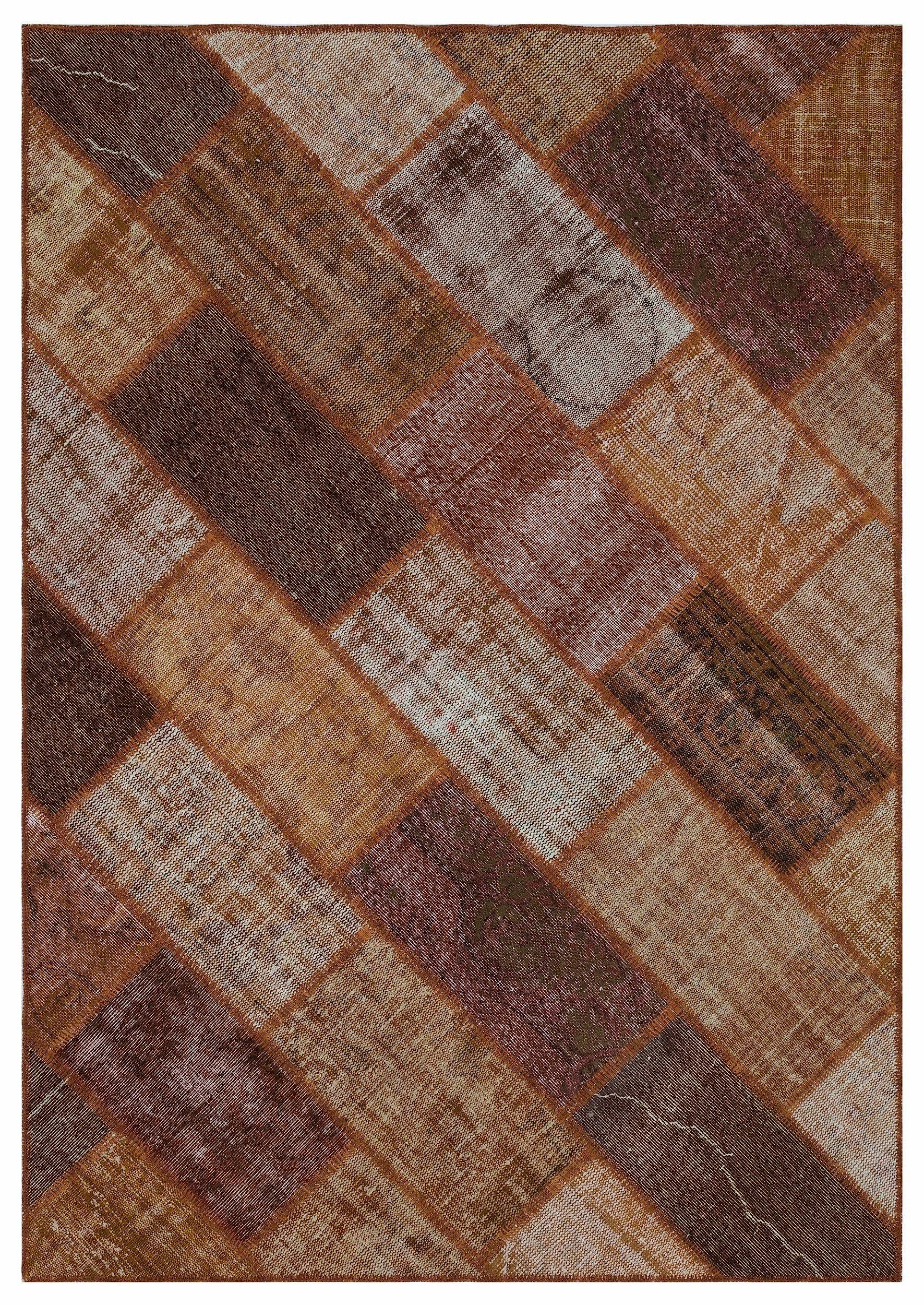 Apex Patchwork Unique Kahve 31284 160 cm X 230 cm
