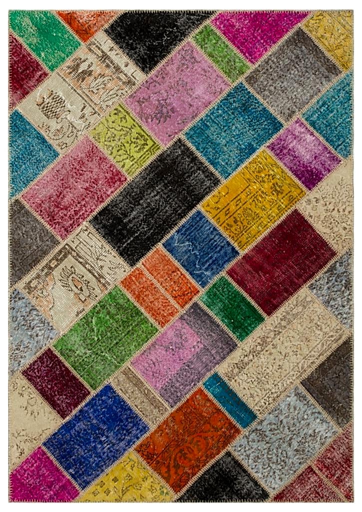 Apex Patchwork Unique Multi Naturel 21600 160 cm X 233 cm