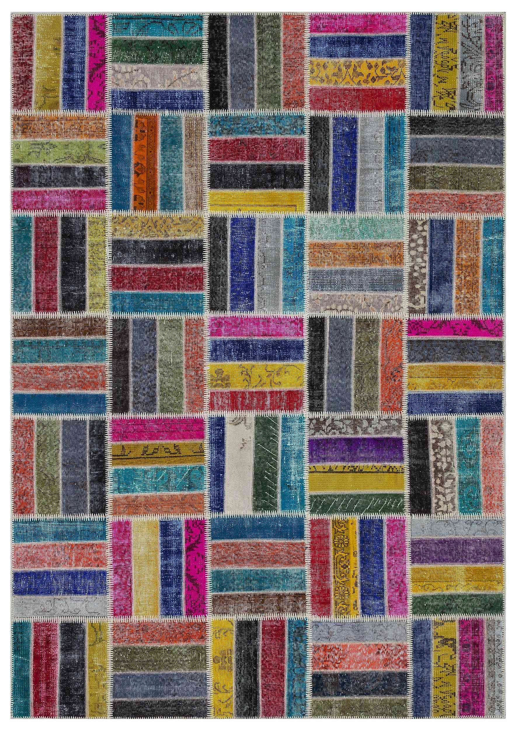 Apex Patchwork Unique Multi Naturel 31316 200 cm X 280 cm