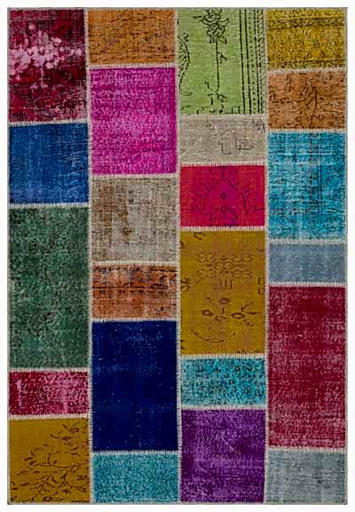 Apex Patchwork Unique Multi Naturel 33246 160 cm X 230 cm