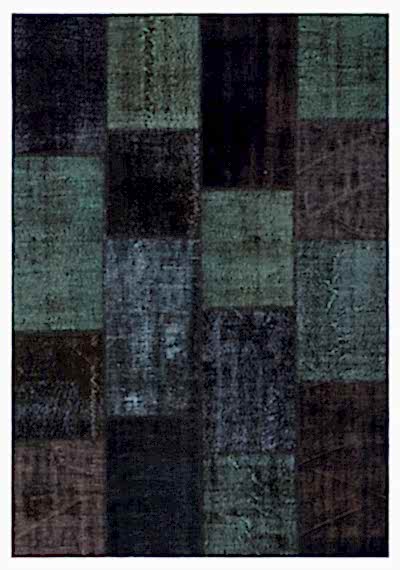 Apex Patchwork Unique Siyah 26419 160 cm X 230 cm