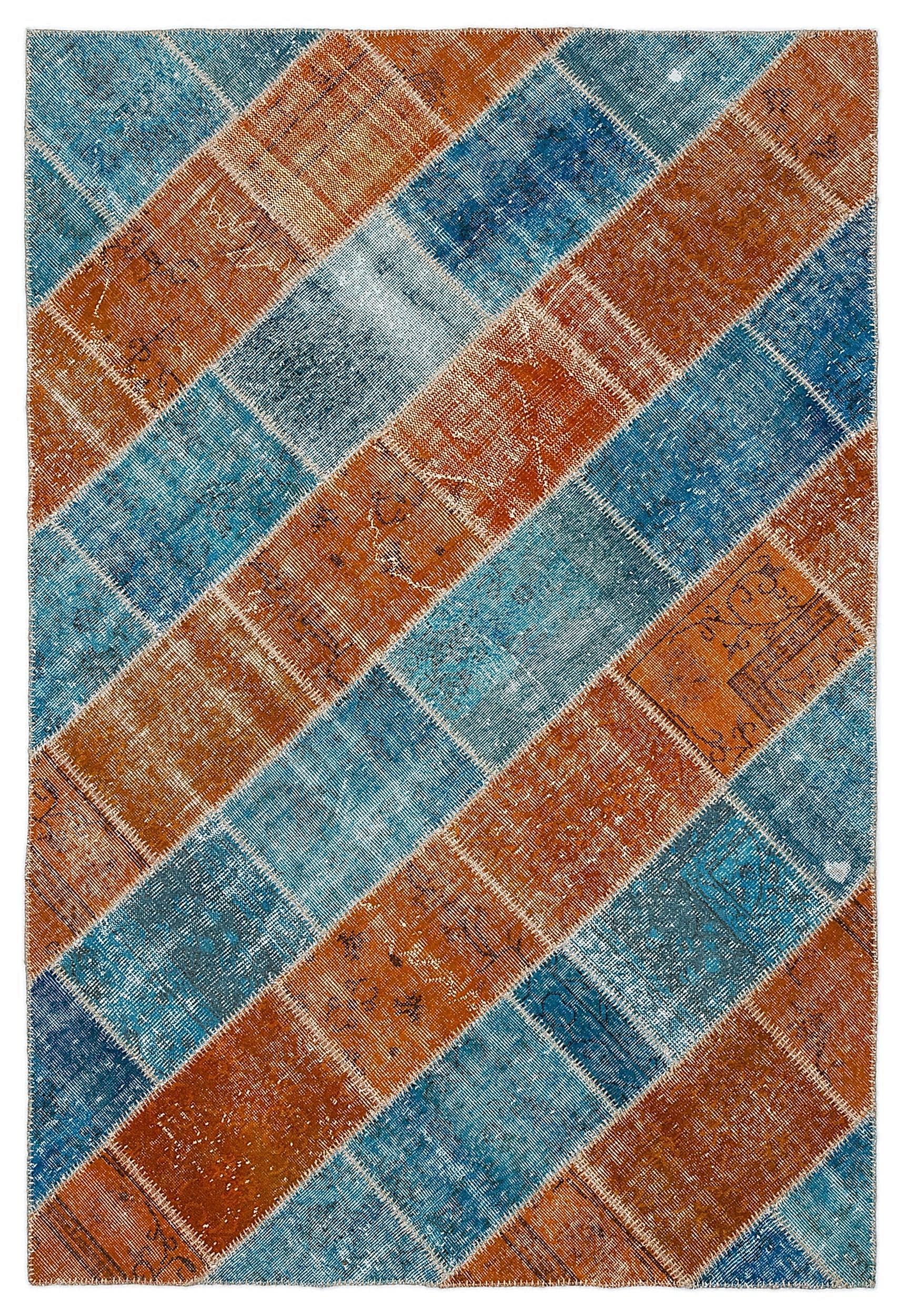 Apex Patchwork Unique Turkuaz 2073 160 cm X 230 cm