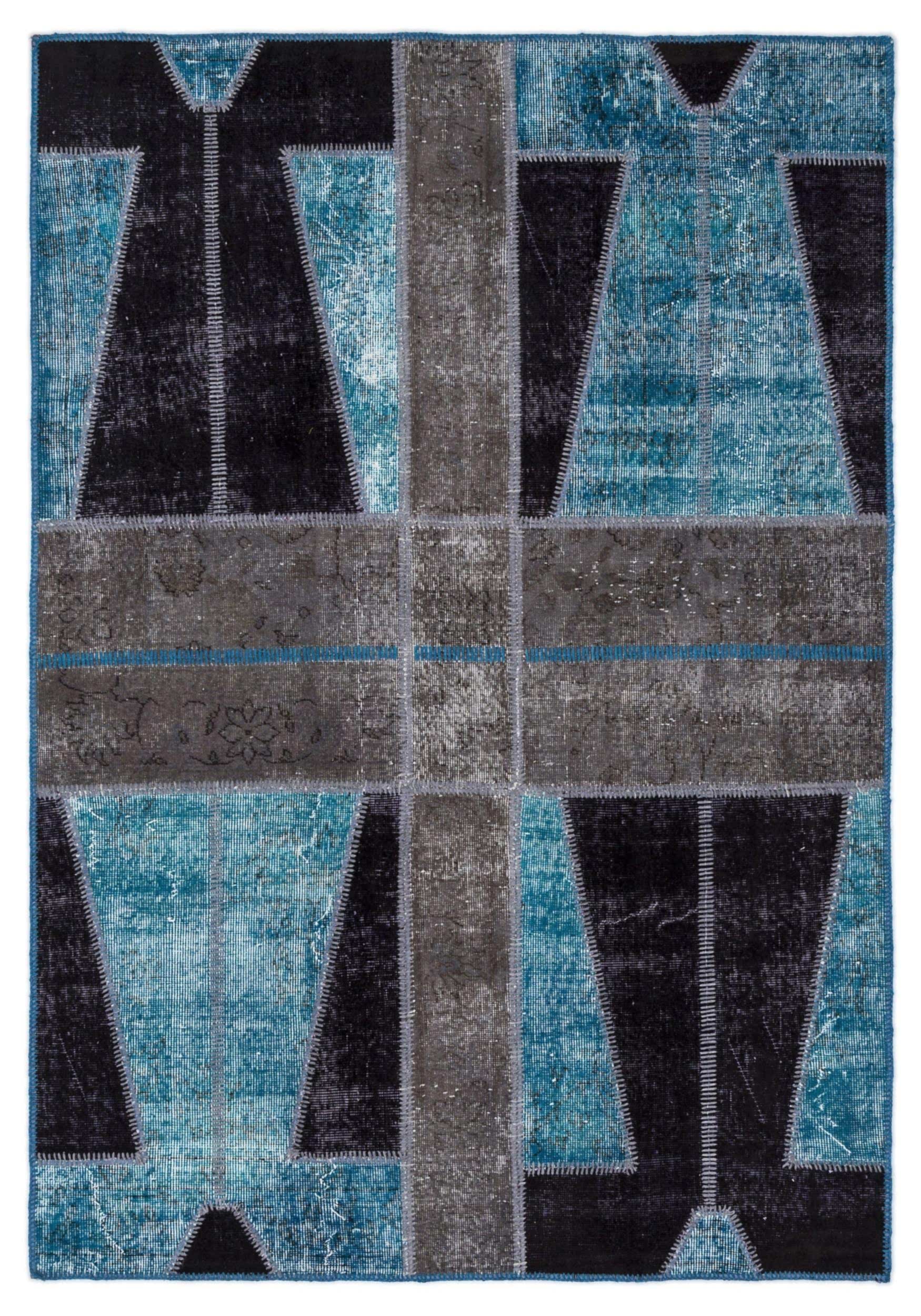 Apex Patchwork Unique Turkuaz 2094 160 cm X 230 cm