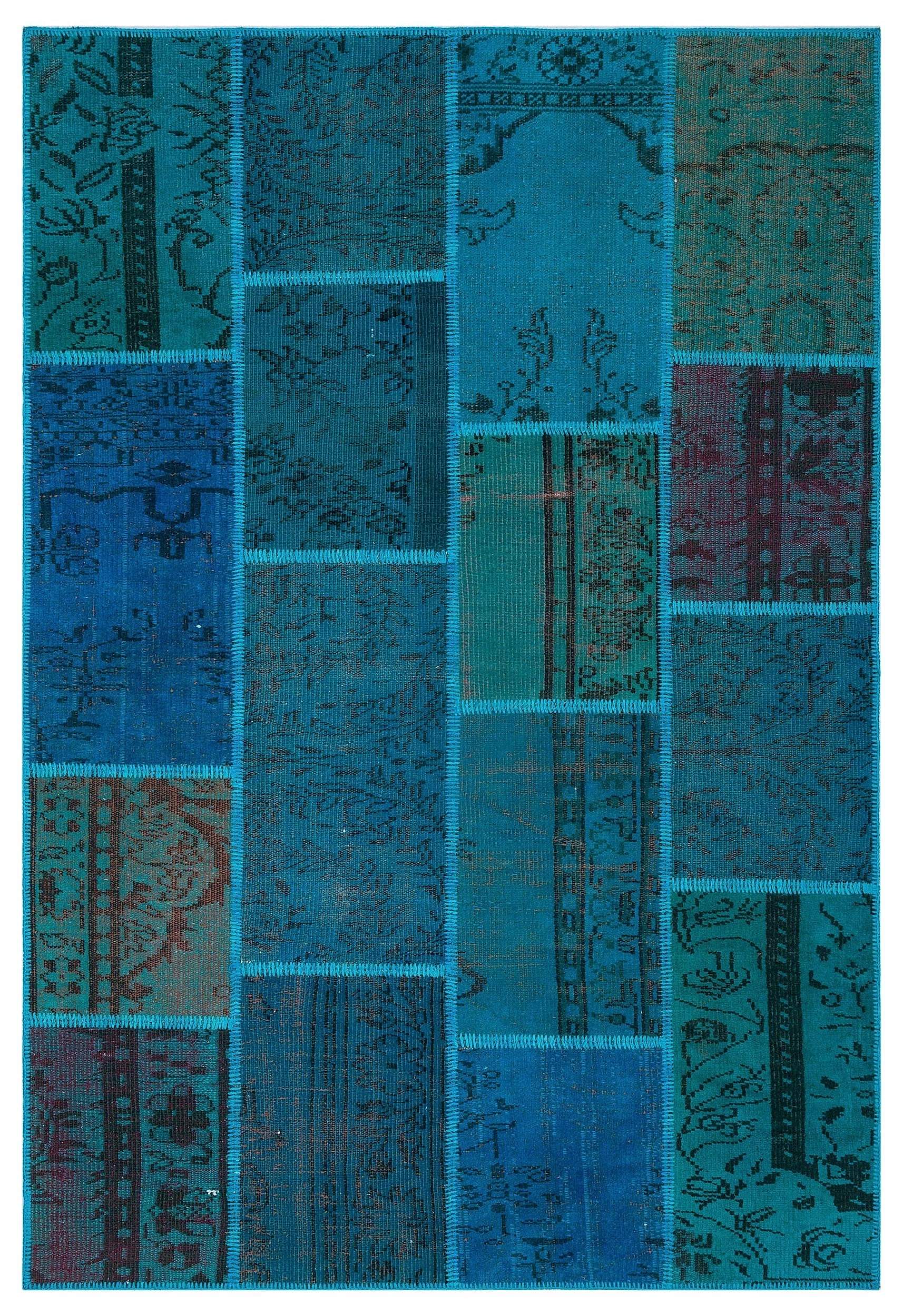 Apex Patchwork Unique Turkuaz 26368 160 cm X 230 cm