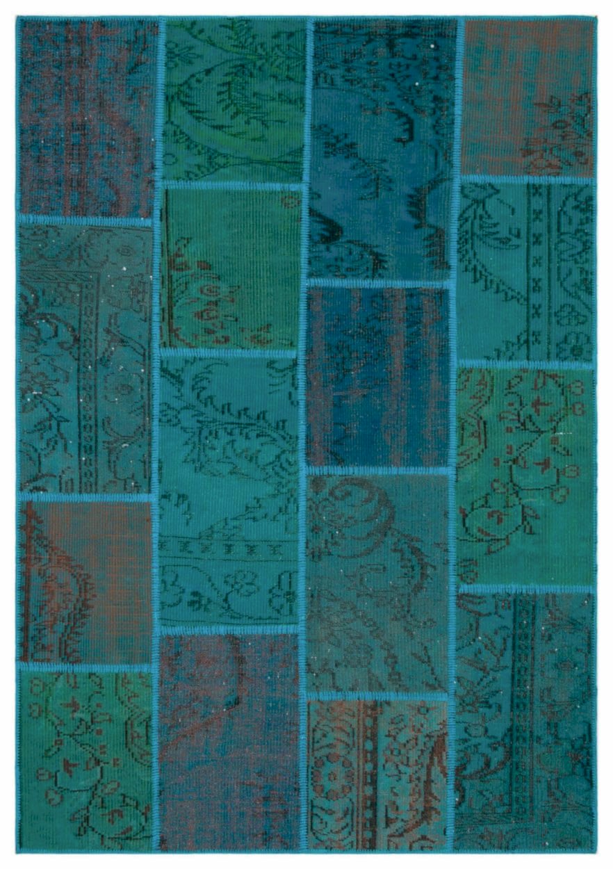 Apex Patchwork Unique Turkuaz 33948 160 cm X 230 cm