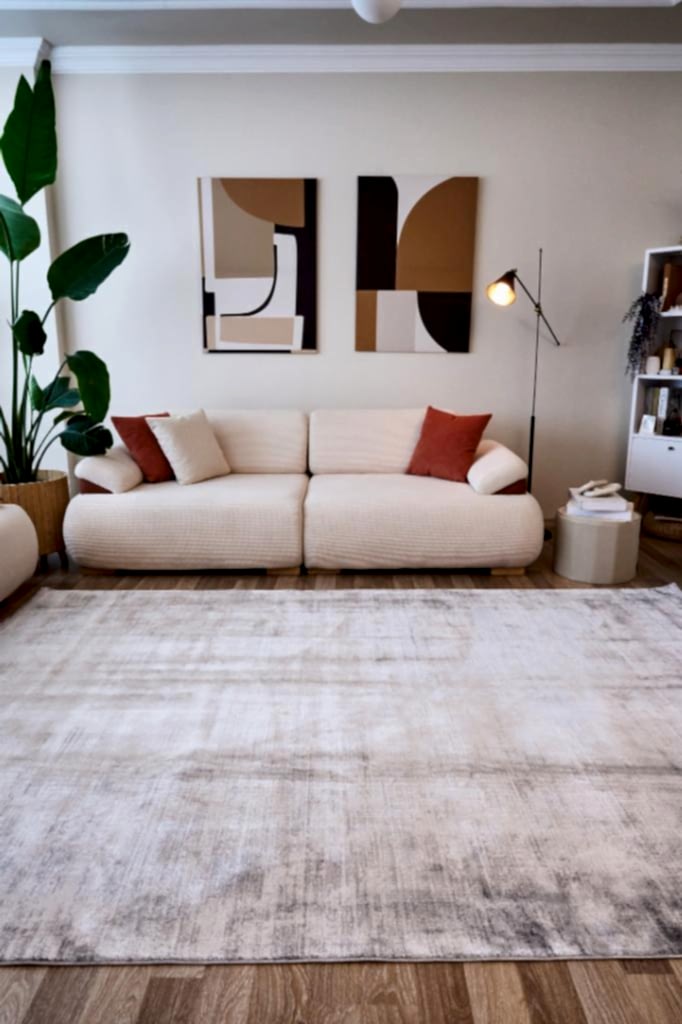 Aura 2815 Gri - Makine Halısı