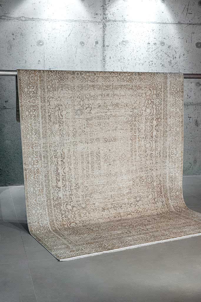 Aura 2845 Krem - Makine Halısı