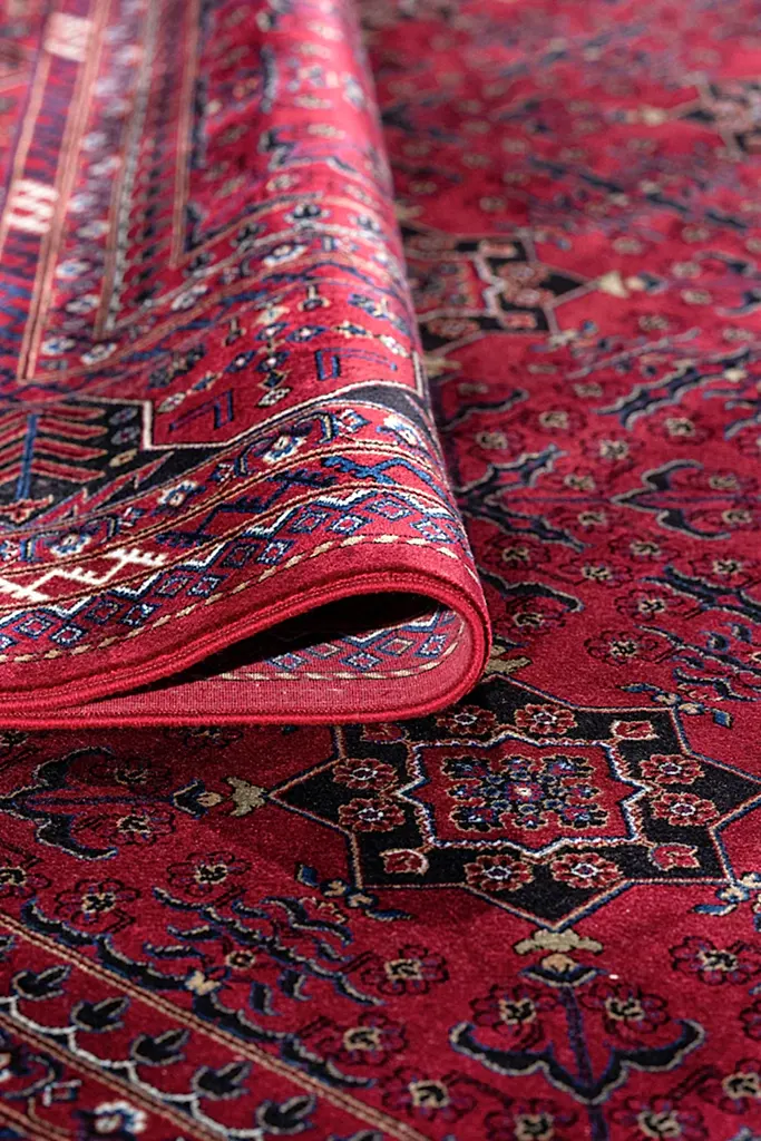 Burj 8731BU Bordo - Makine Halısı