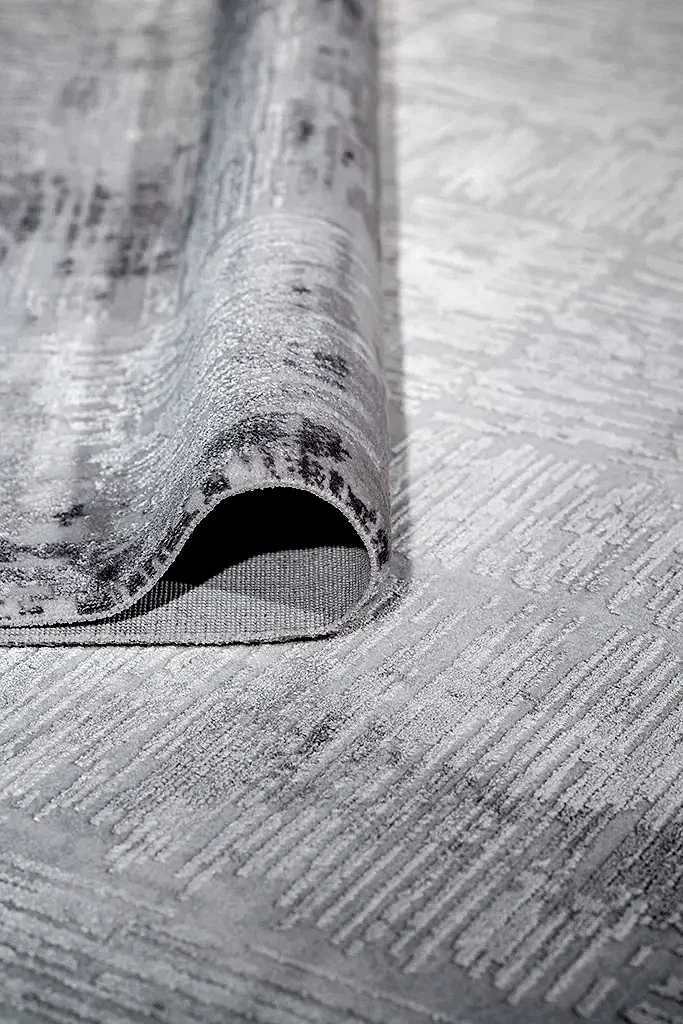 Calista Kesme Halı (Özel Ölçü) - 1711 Gri