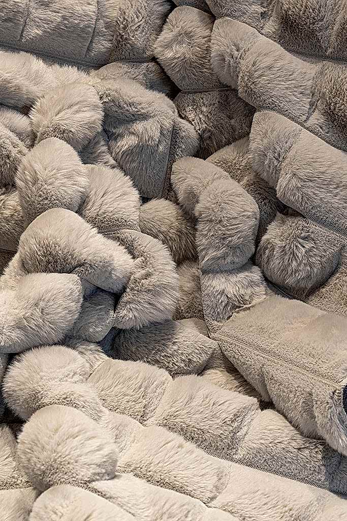 Diamante Kesme Halı (Özel Ölçü) - 7005 Gri