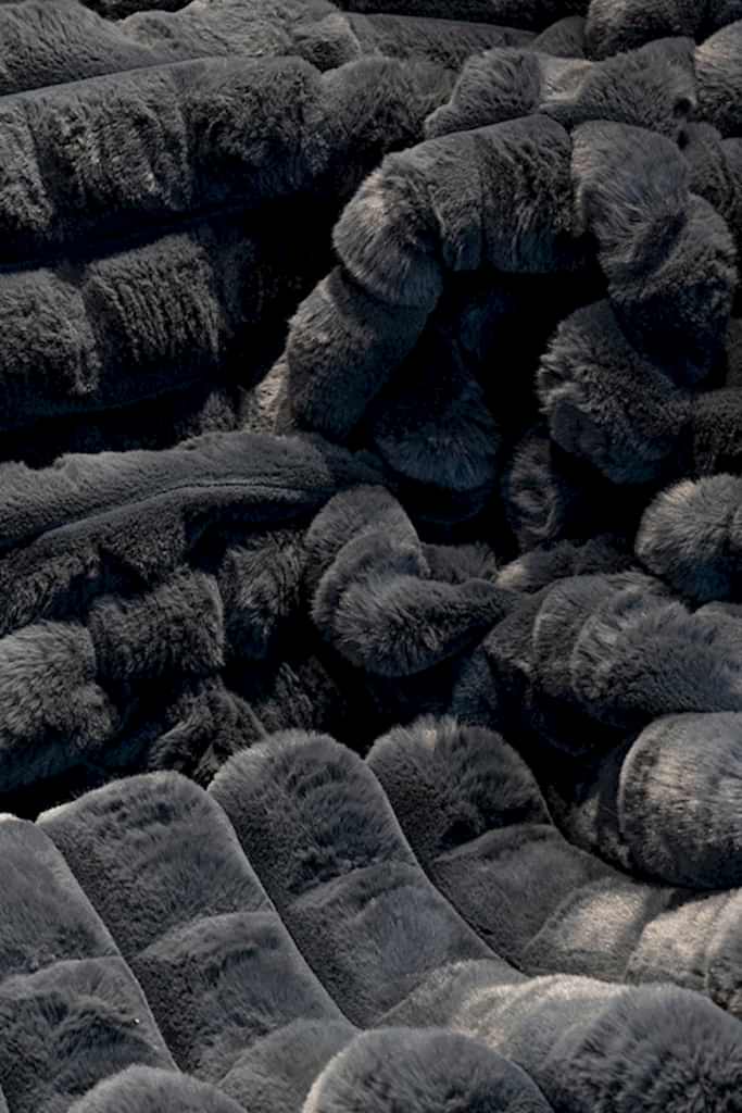 Diamante Kesme Halı (Özel Ölçü) - 7006 Antrasit