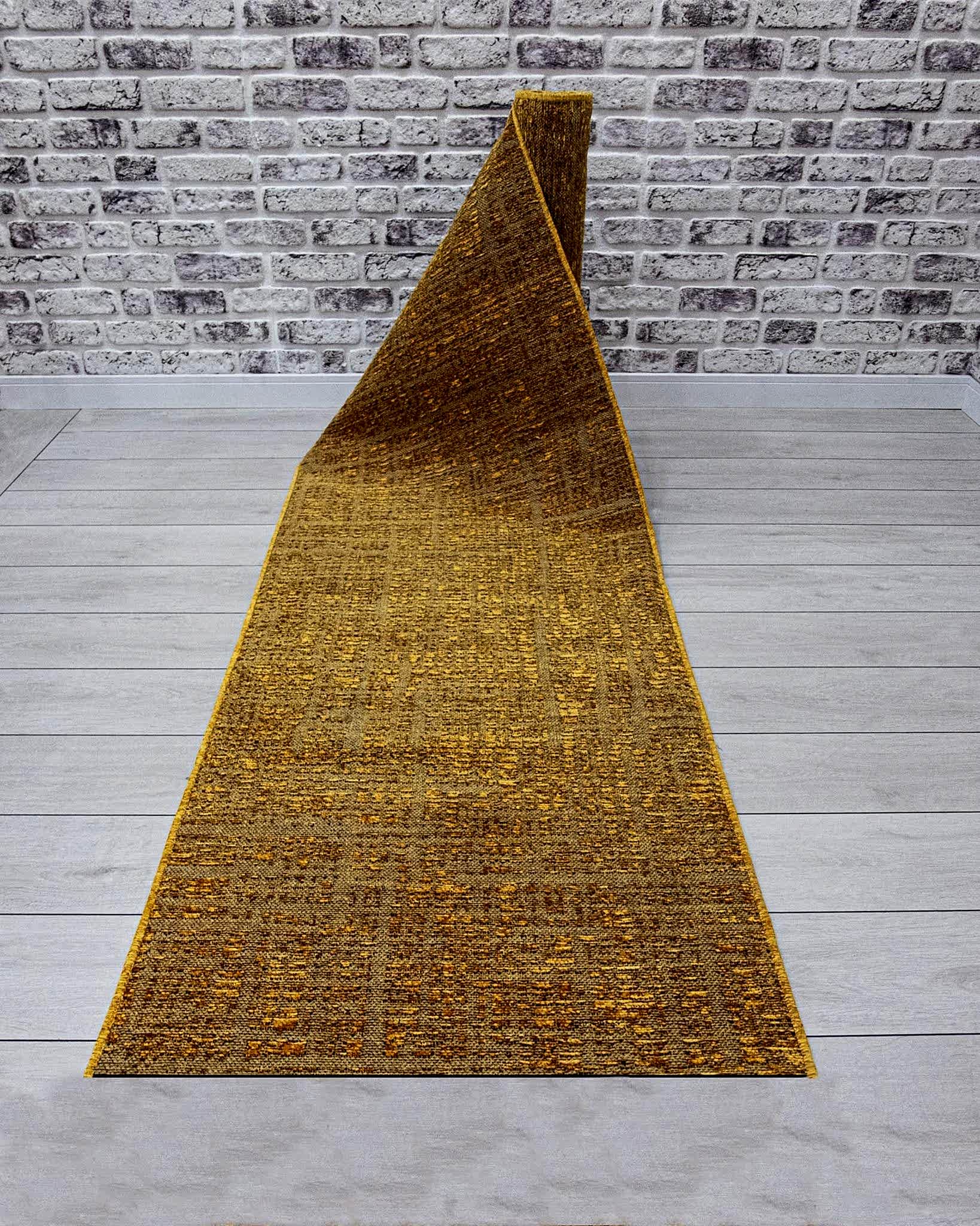 Gloria Kesme Halı (Özel Ölçü) - 4014 Hardal