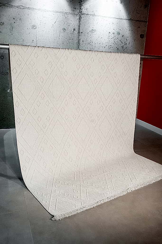 Havana Kesme Halı (Özel Ölçü) - 8561 Ekru