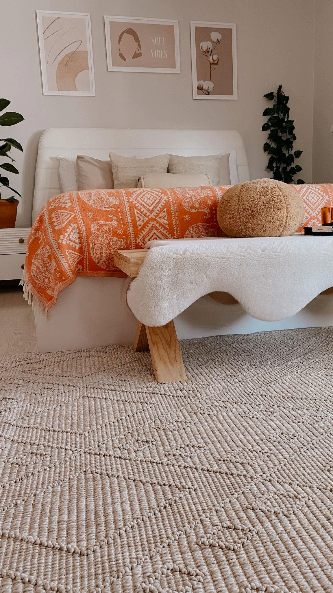 Havana Kesme Halı (Özel Ölçü) - 8562 Bej