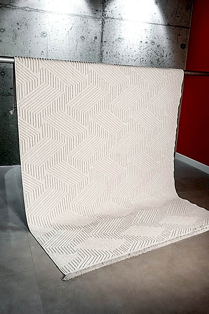 Havana Kesme Halı (Özel Ölçü) - 8591 Ekru