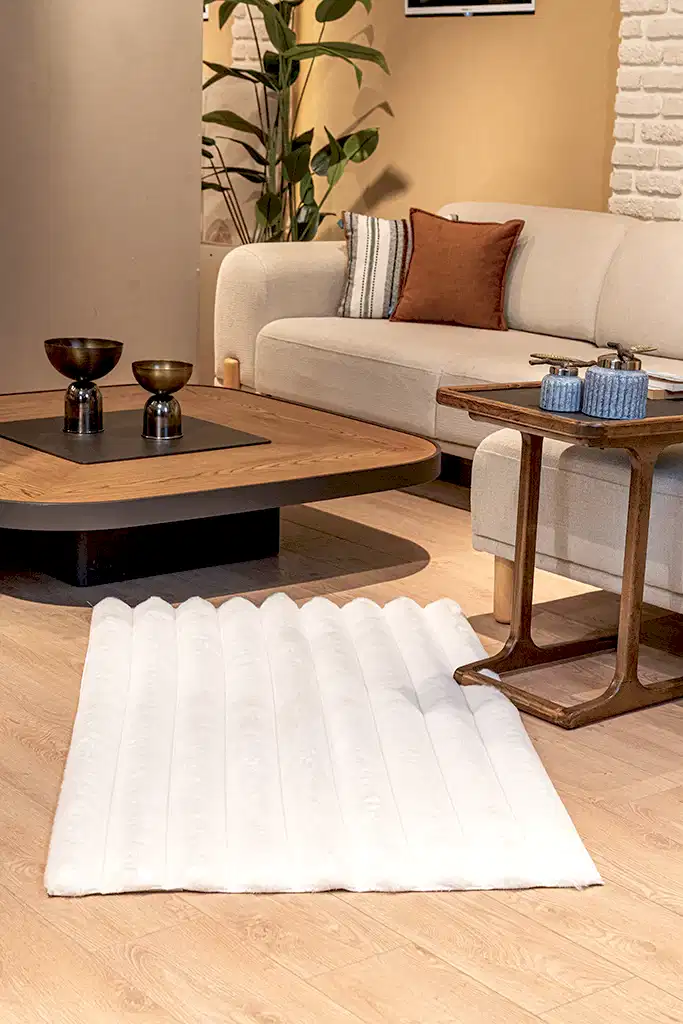 Linio Kesme Halı (Özel Ölçü) - 8051 Beyaz