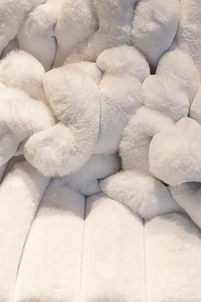 Linio Kesme Halı (Özel Ölçü) - 8051 Beyaz