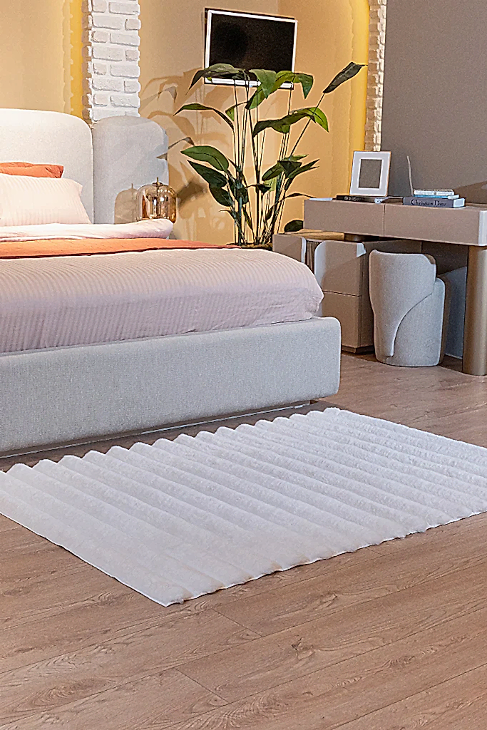 Linio Kesme Halı (Özel Ölçü) - 8052 Krem