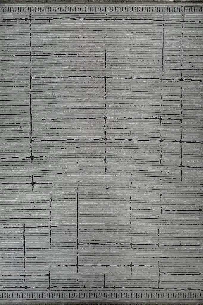 Origami 6941 Beyaz Gri - Dekoratif Halı