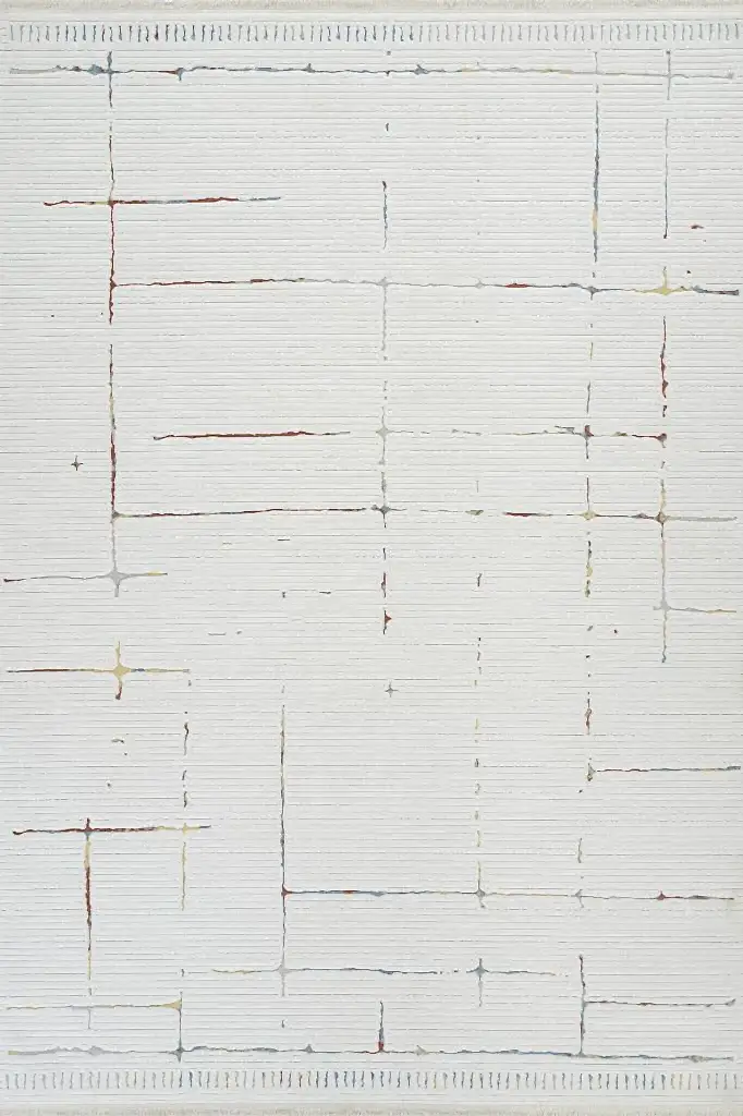 Origami 6942 Beyaz Multi - Dekoratif Halı