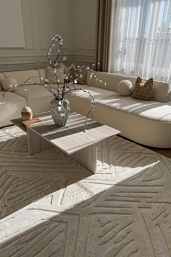 Orion 4221 Krem - Makine Halısı