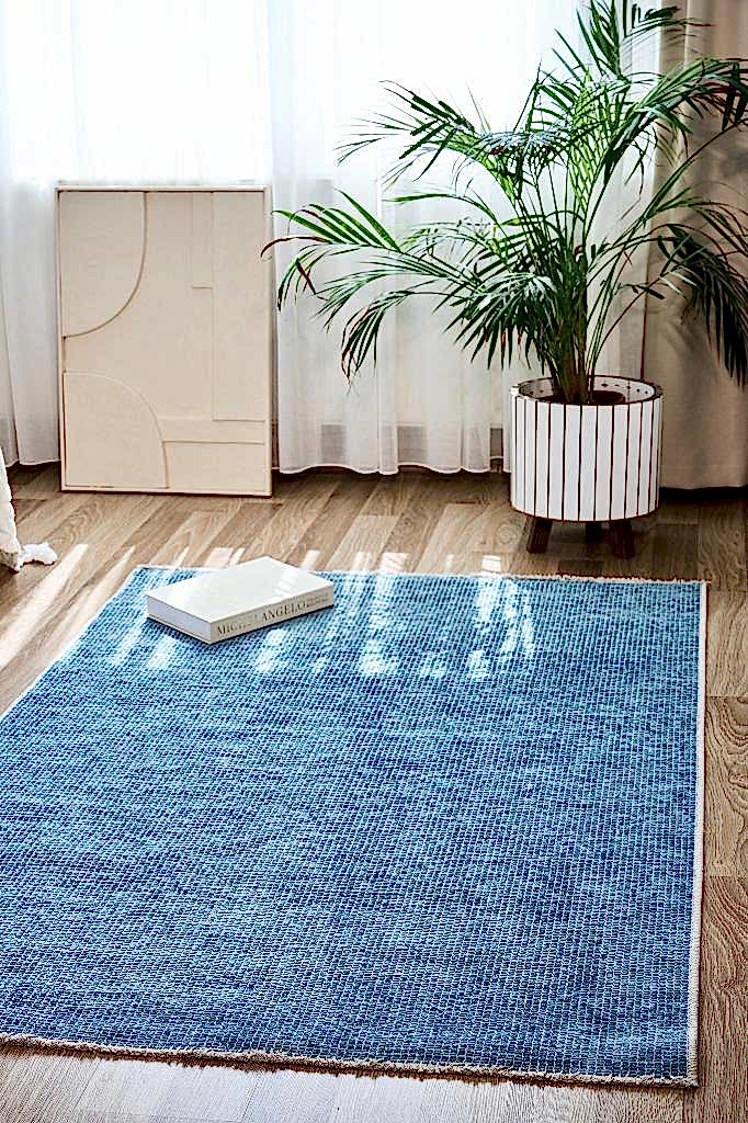 Pandora 2417 Mavi - Makine Halısı