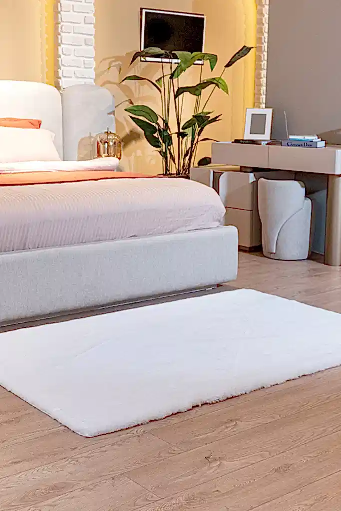 Polo 8705 Beyaz - Dekoratif Halı