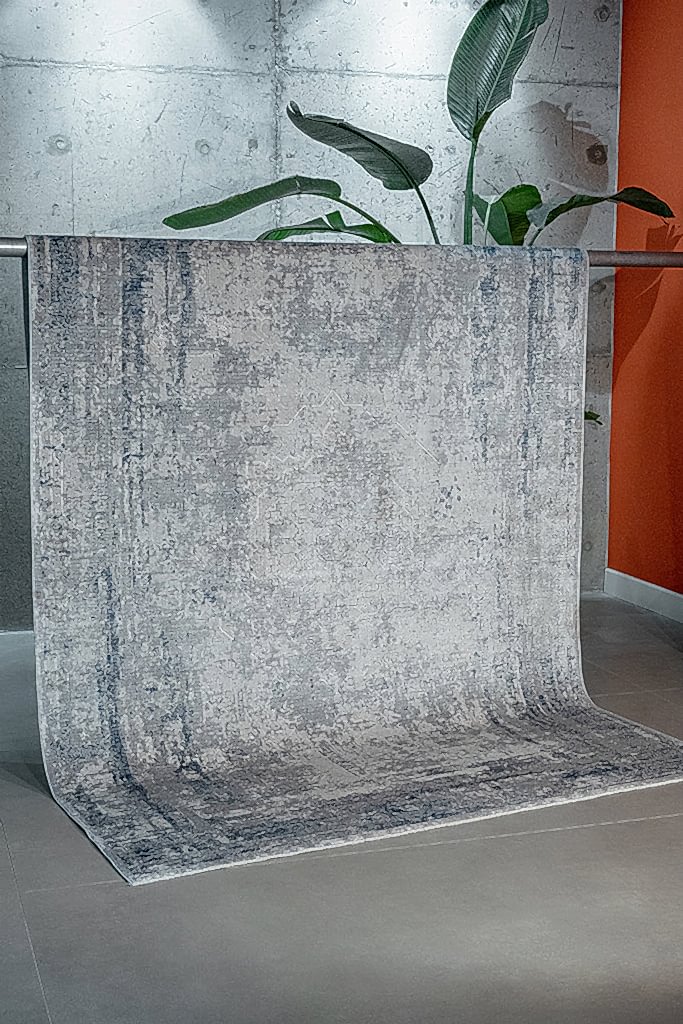 Queen 8102 Mavi - Makine Halısı