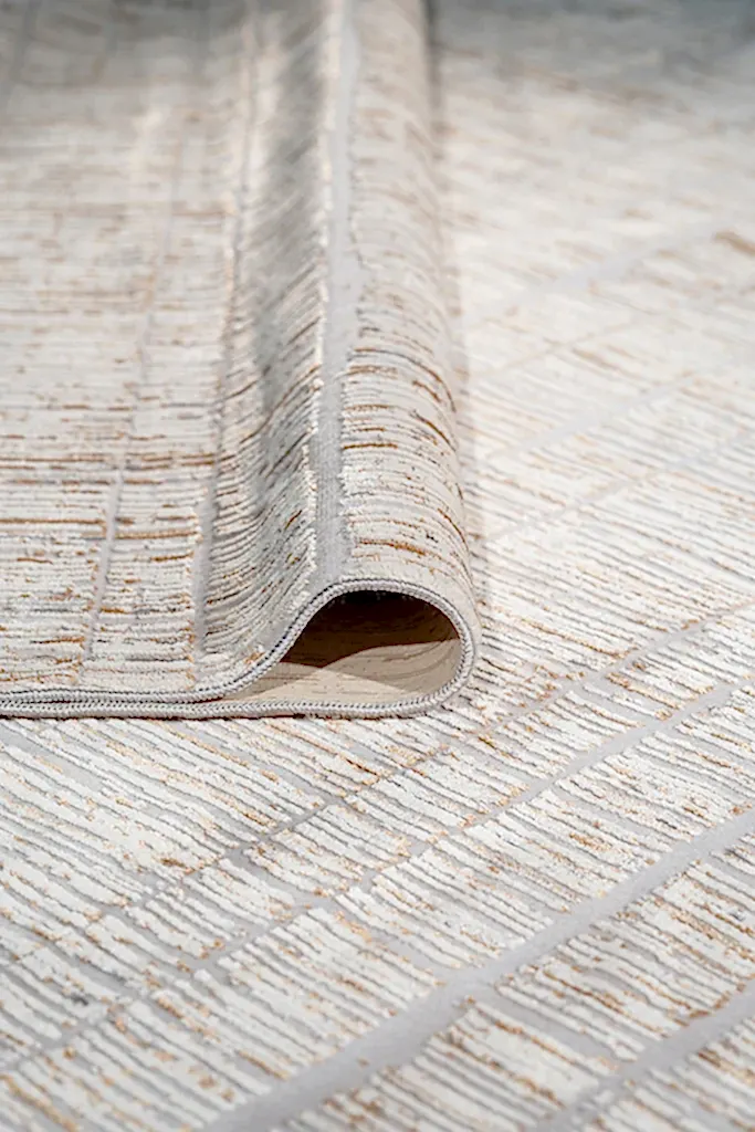 Riena Kesme Halı (Özel Ölçü) - 1152 Krem