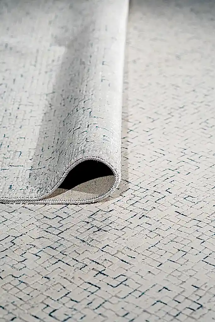 Riena Kesme Halı (Özel Ölçü) - 1183 Mavi