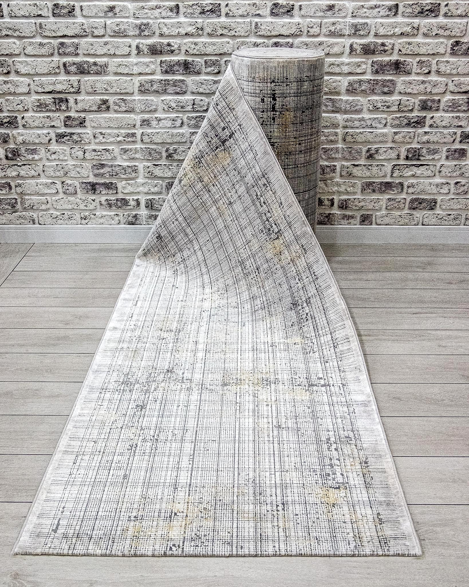 Serenity Kesme Halı (Özel Ölçü) - 7832 Gri