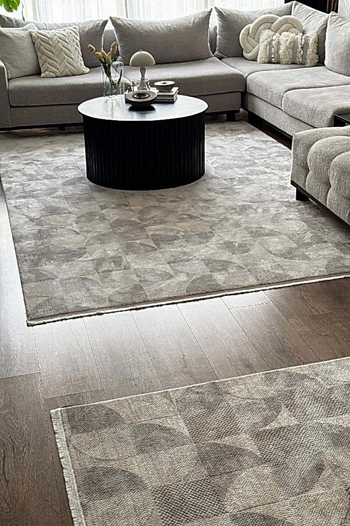 Truva 6621 TR Gri - Makine Halısı