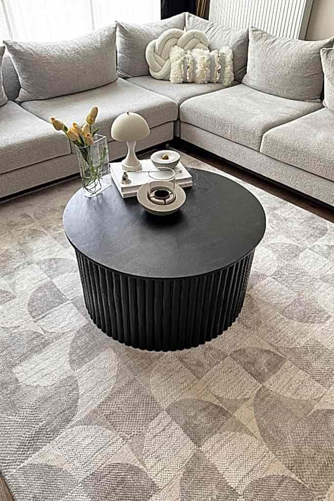 Truva 6621 TR Gri - Makine Halısı