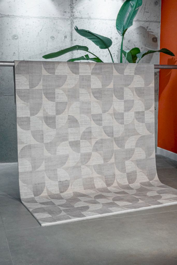 Truva Kesme Halı (Özel Ölçü) - 6621TR Gri