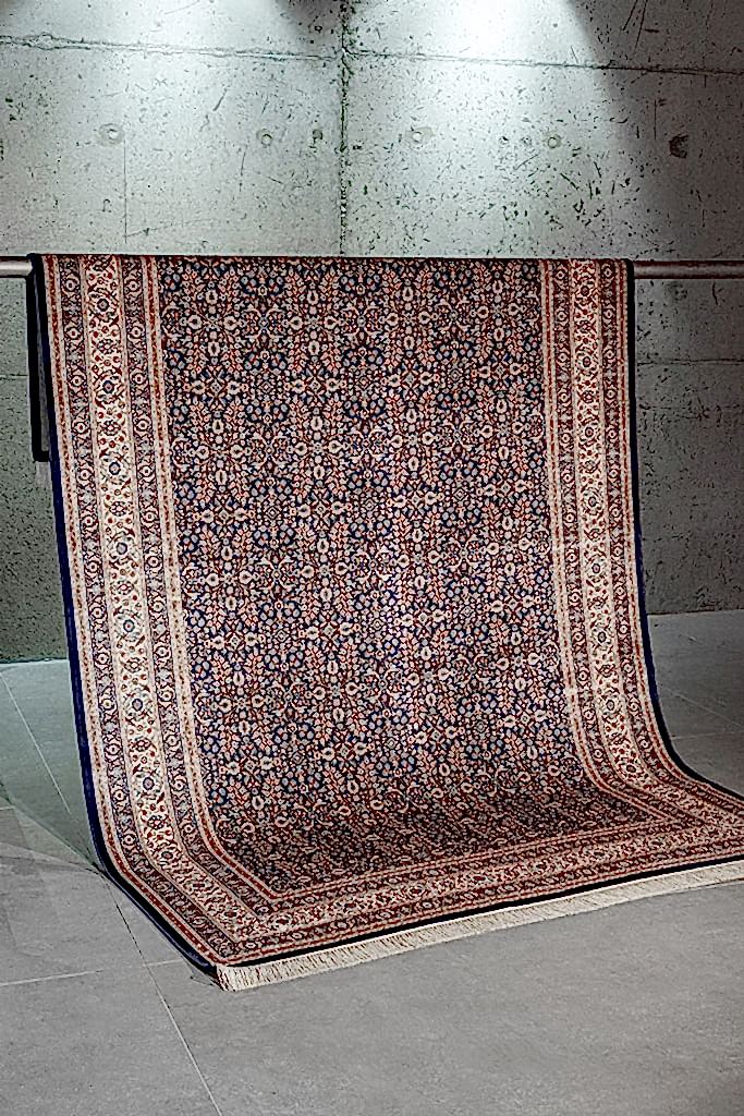 Vendome Palace 5401 Lacivert Bordo - Makine Halısı