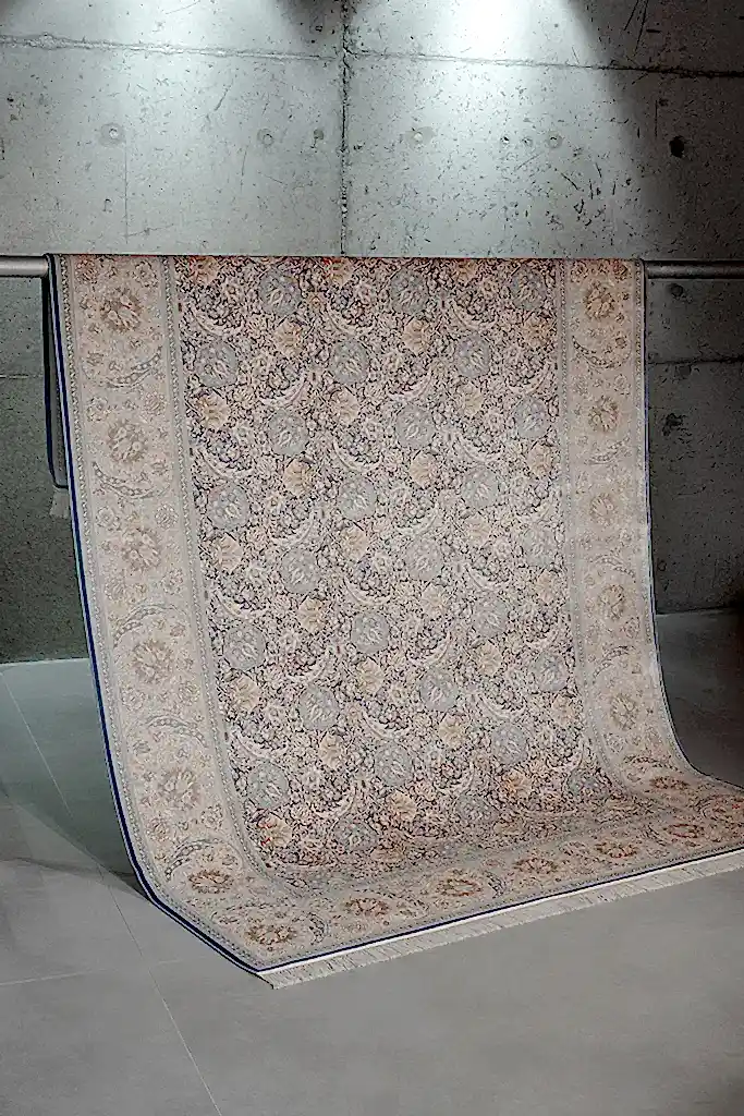 Vendome Palace 5451 Mavi Krem - Makine Halısı