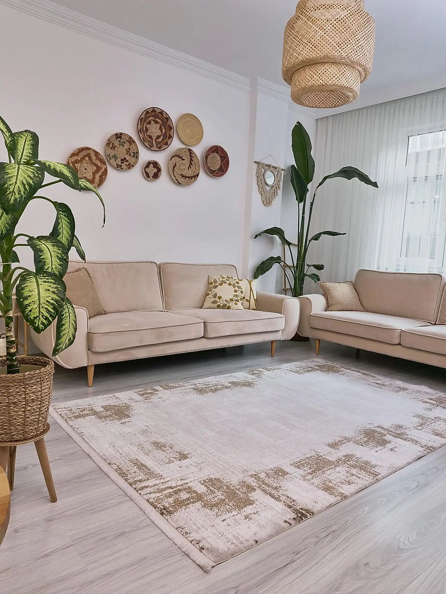 Vivaldi Kesme Halı (Özel Ölçü) - 9722 Vizon