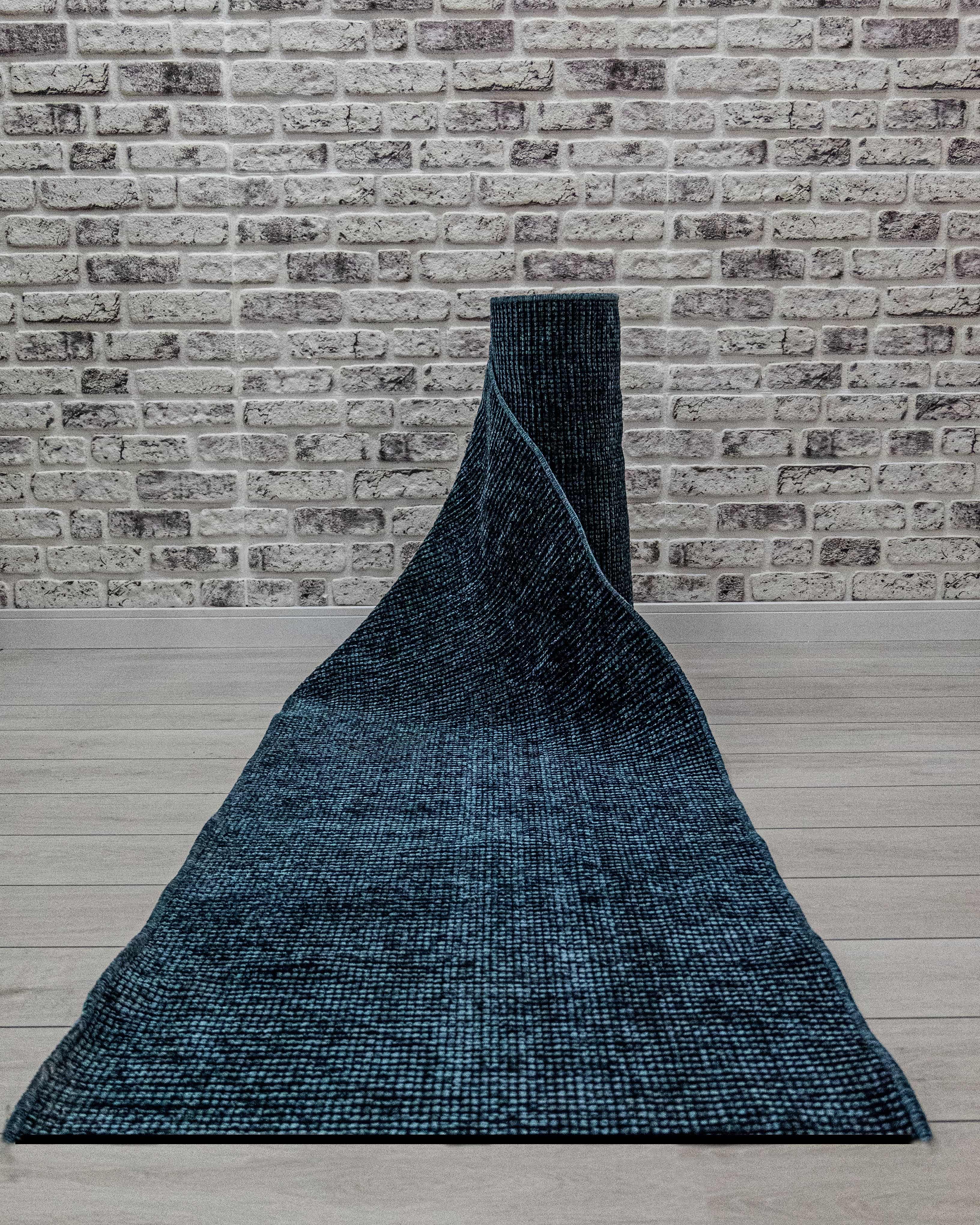 Zenıth Kesme Halı (Özel Ölçü) - 8906 Mavi