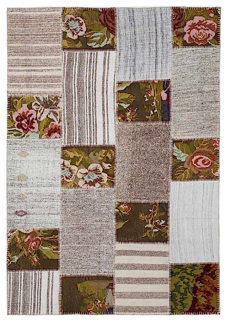 Apex Kilim Patchwork Unique Karabağ 1371 160 x 230 cm