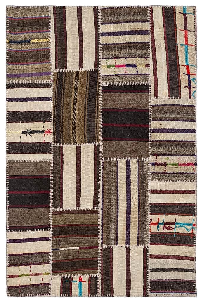 Apex Kilim Patchwork Unique Striped 1393 120 x 180 cm